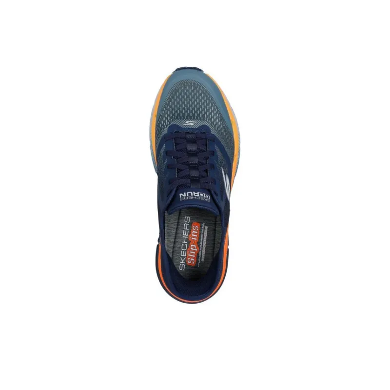 Skechers Max Cushioning Premier 2.0 Slip Resistant Low Top Running Shoes Men's Blue-3