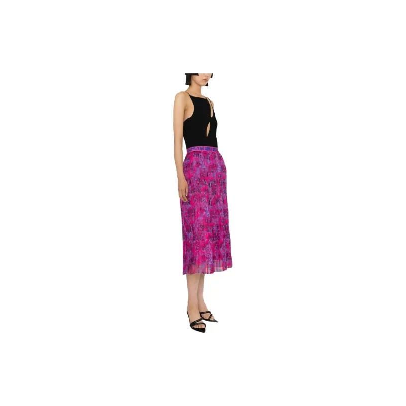 VERSACE JEANS COUTURE Logo Couture Pleated Miniskirt-3