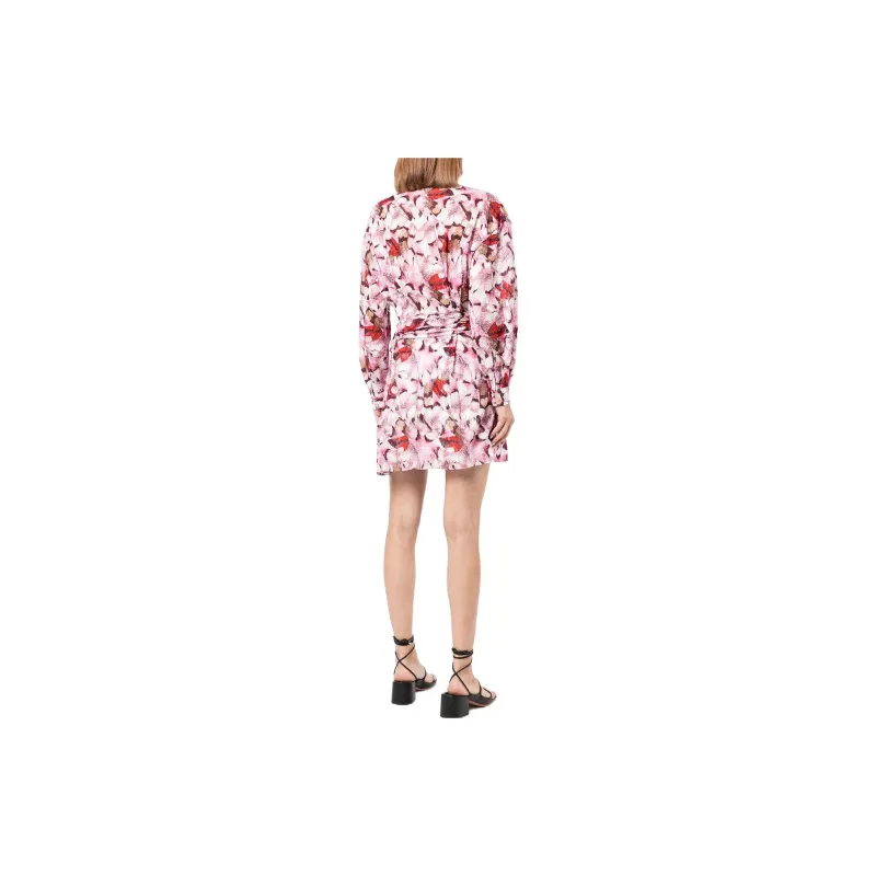 IRO NIGHT Long-Sleeved Dresses Women's Pink-2