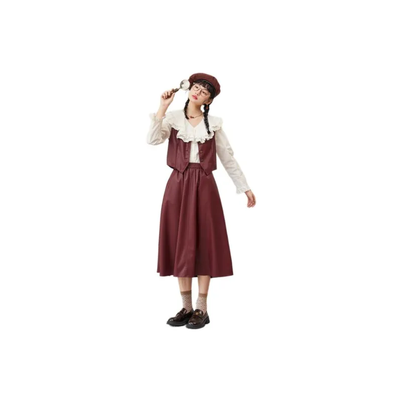 ZIHAN Casual Long Skirt Women's-5