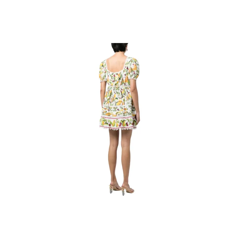 Farm Rio Orchard Floral-print Mini Dress-2