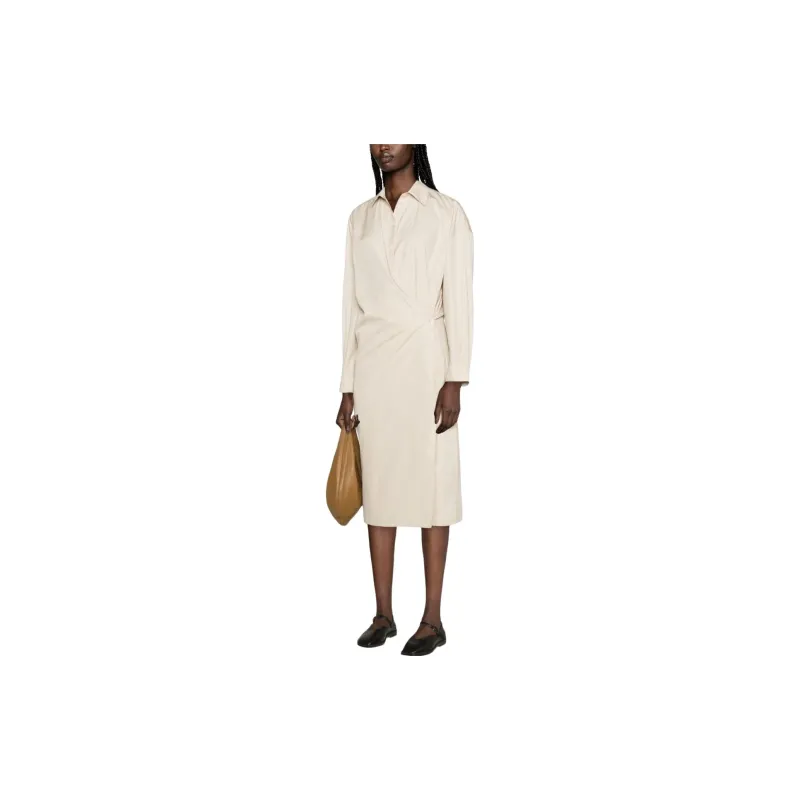 Lemaire Twisted Midi Shirt Dress-3
