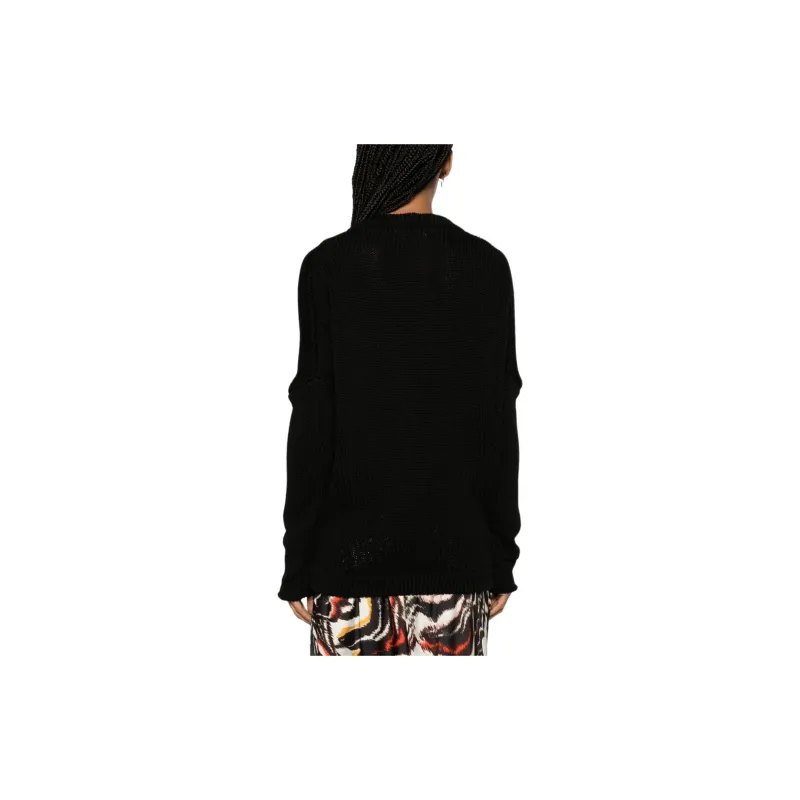 MARNI V Neck Cardigan 'Black'-2