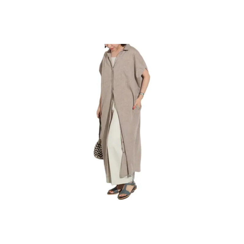 Beams Short Sleeved Dress Women's-1