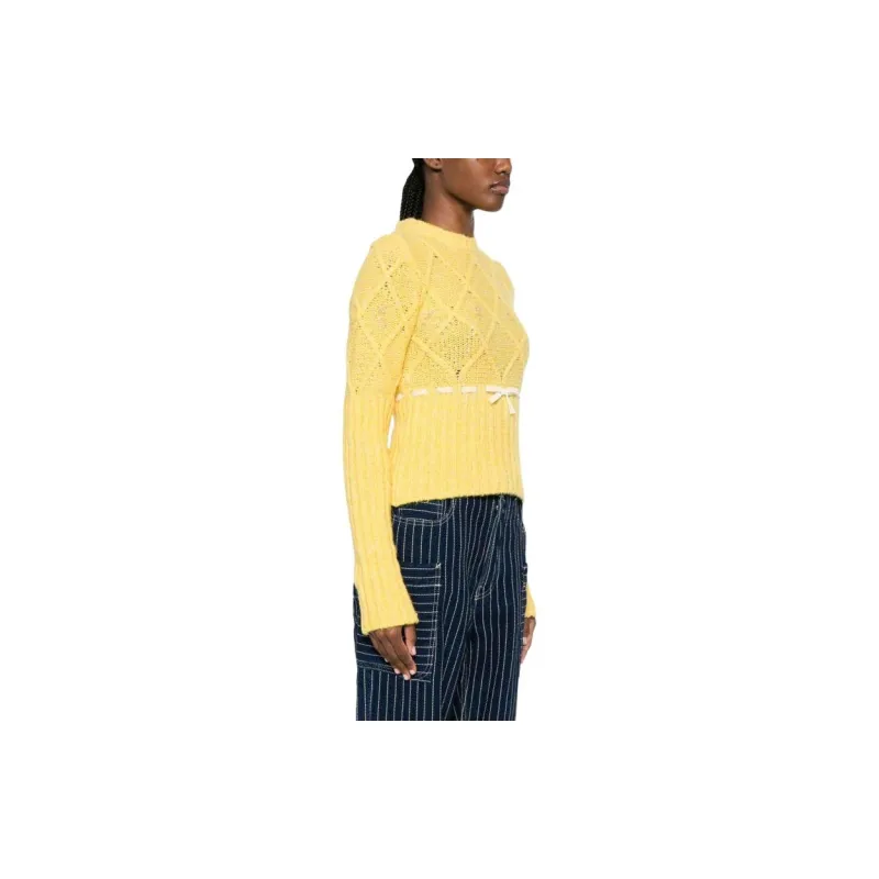 CORMIO Floral Embroidered Knitted Jumper-3