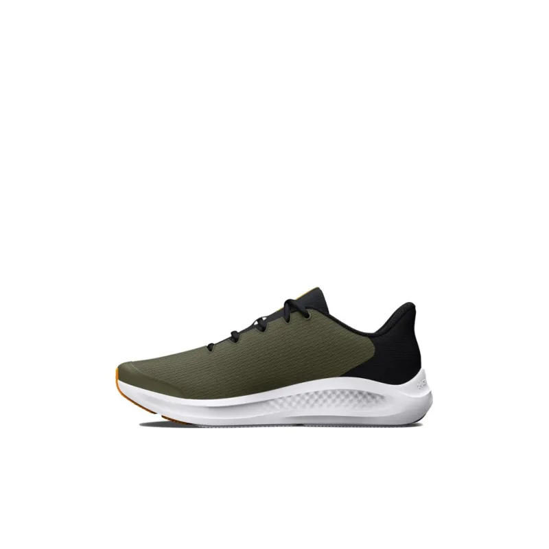 Under Armour Charged Pursuit 3 Wear resistant And Lightweight Low Top Kids' Running Shoes Green Kids'-0