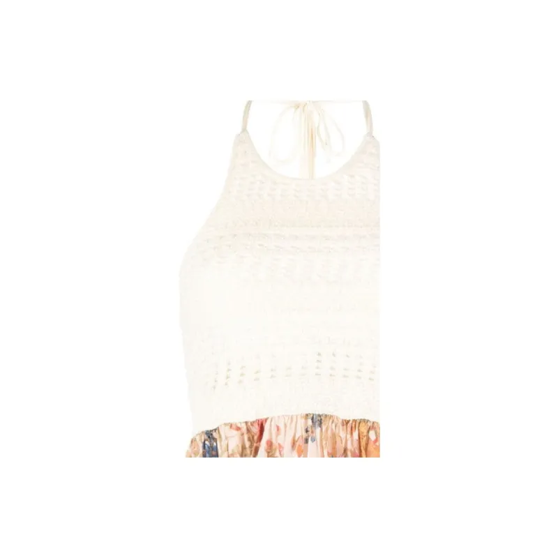 Zimmermann SS24 Sleeveless Dress Women's Ivory-5