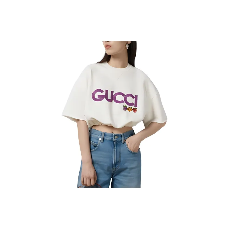 GUCCI Patch Jersey Sweatshirt-1