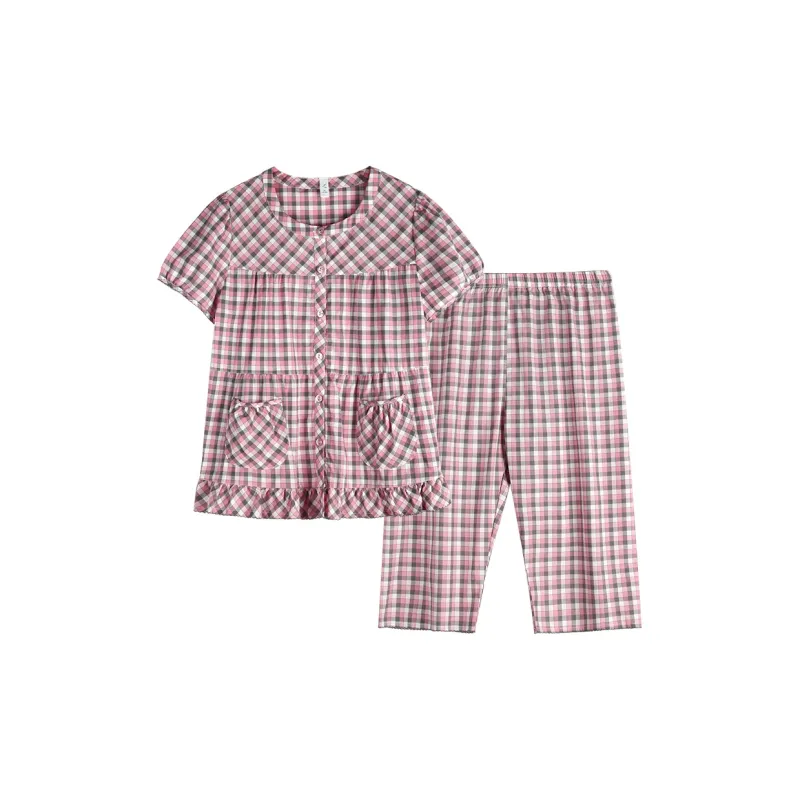 Xuan Liang Pajama Set Women's Peach Pink-0