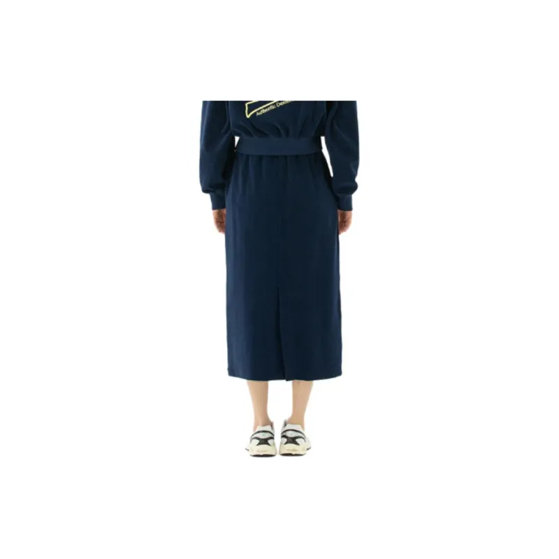 Lee Casual Long Skirt Women's Marine Blue-3