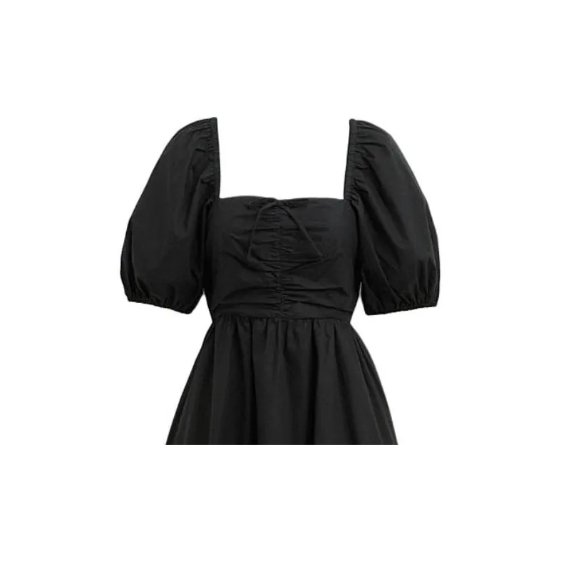 COACH SS24 Short Sleeved Dress Women's Black-3