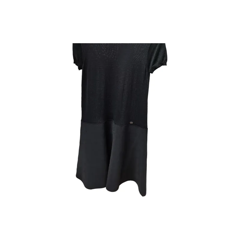 DIOR Short Sleeved Dresses Women's Black-1