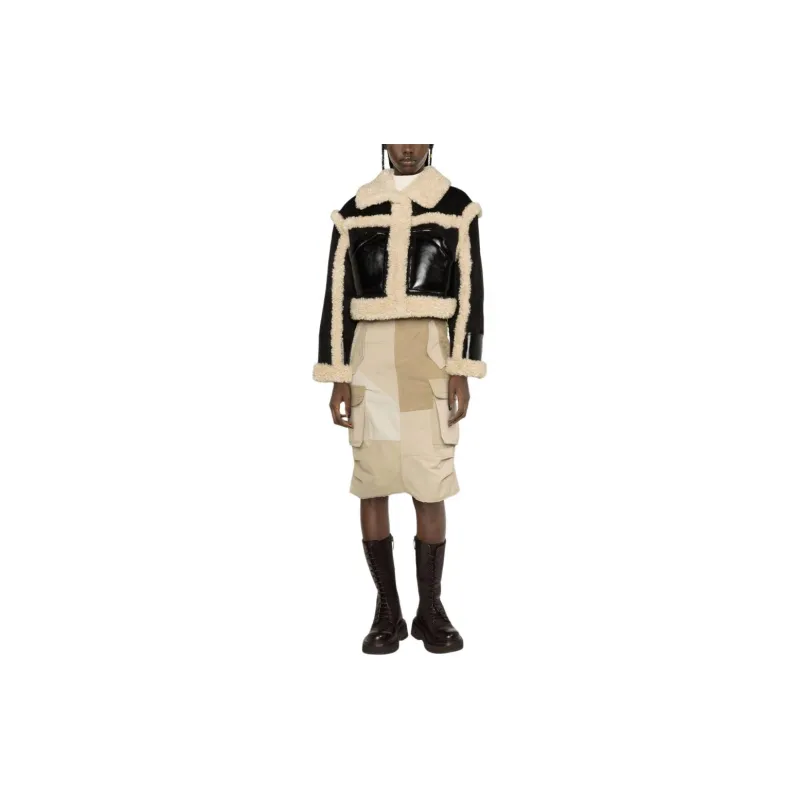 STAND STUDIO Edith Long Sleeved Cropped Jacket-1
