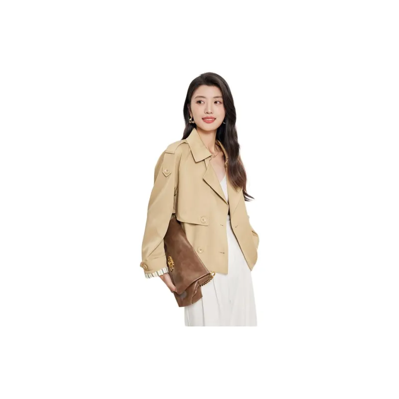 Yi Mengyuan Trench Coat Women's-4