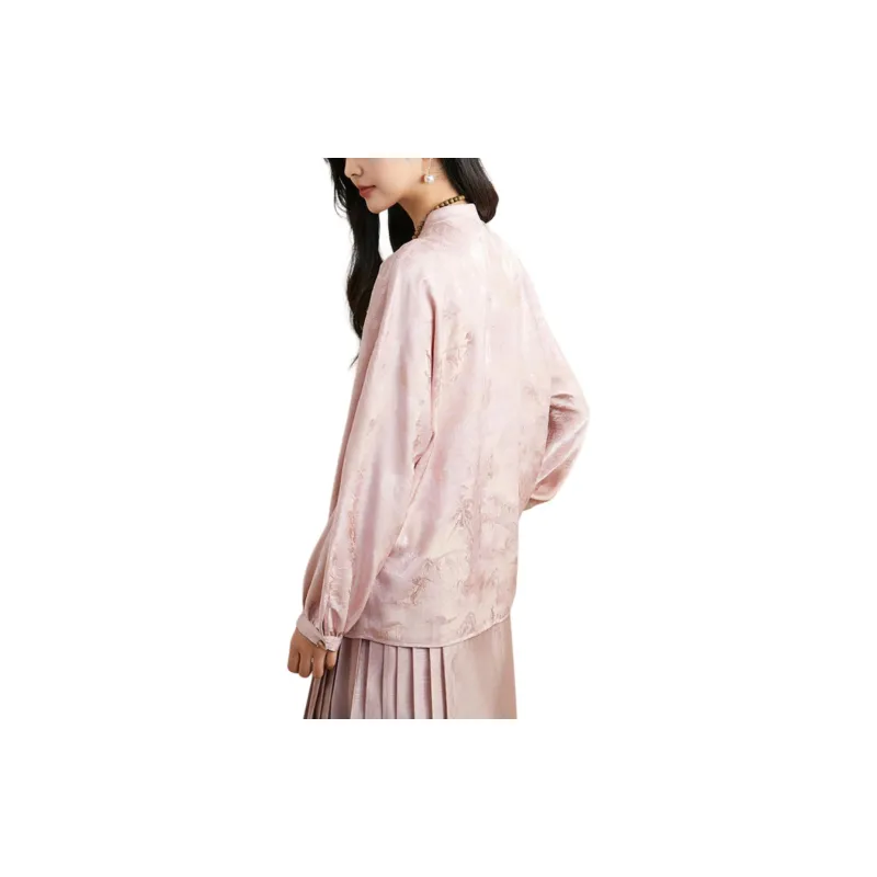 To The West Shirt Women's Silver Diamond Pink-1