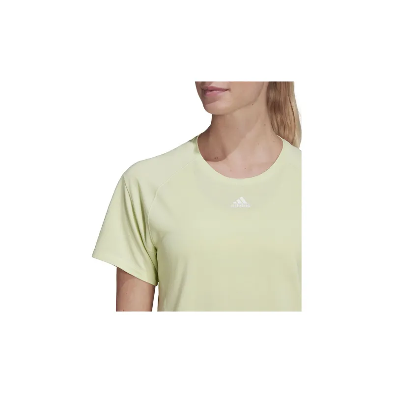 Adidas T Shirts Women's Sour Green-4