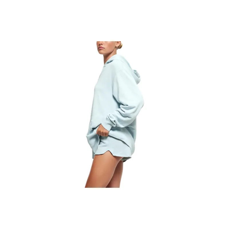 SKIMS SS24 Summer Collection FRENCH TERRY OVERSIZED ZIP UP HOODIE Sweatshirt Women's OPAL/Opal-3