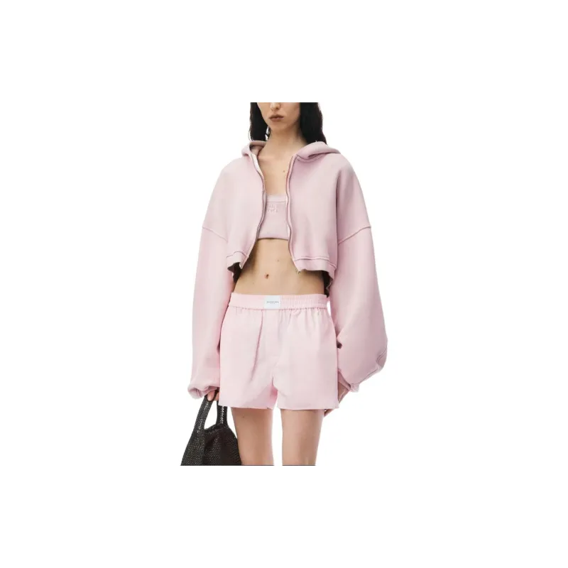 T By Alexander Wang Classic Boxer Shorts Light Pink-1