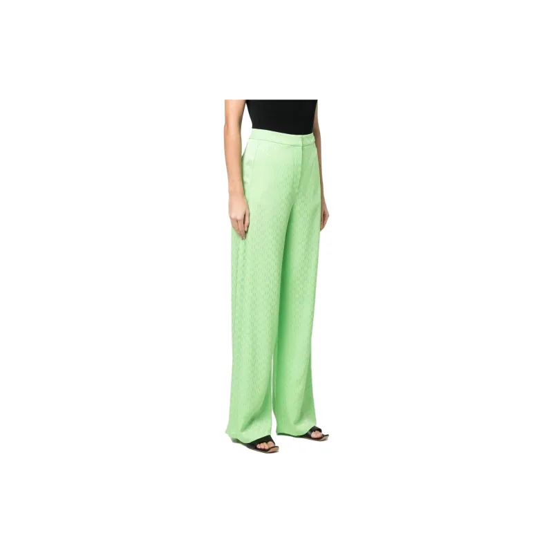 Karl Lagerfeld Monogram jacquard Wide leg Trousers-3