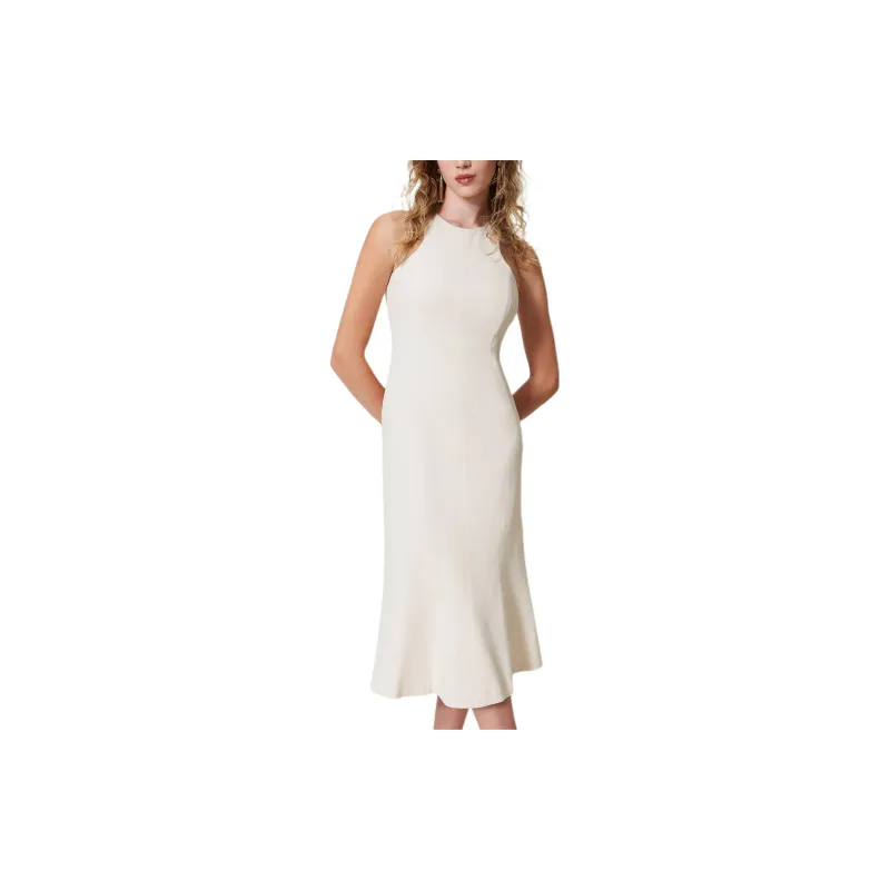 Twinset Halterneck Midi Dress-1