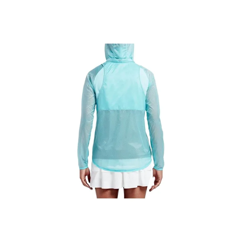 Nike Waterproof And Windproof Windbreaker Jacket Women's Blue-4