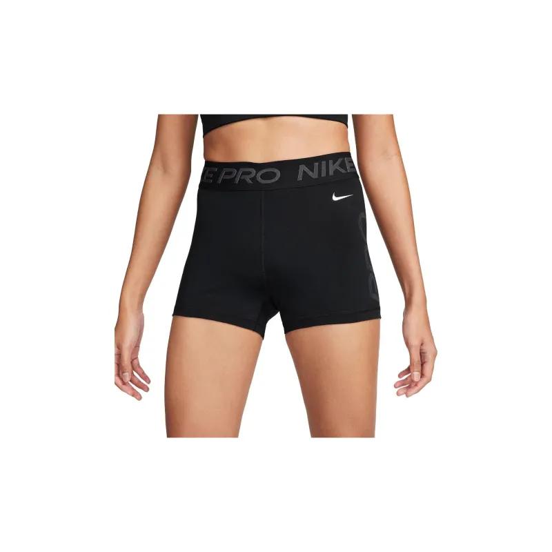 Nike Pro Women's Mid Rise 3' Graphic Shorts-2