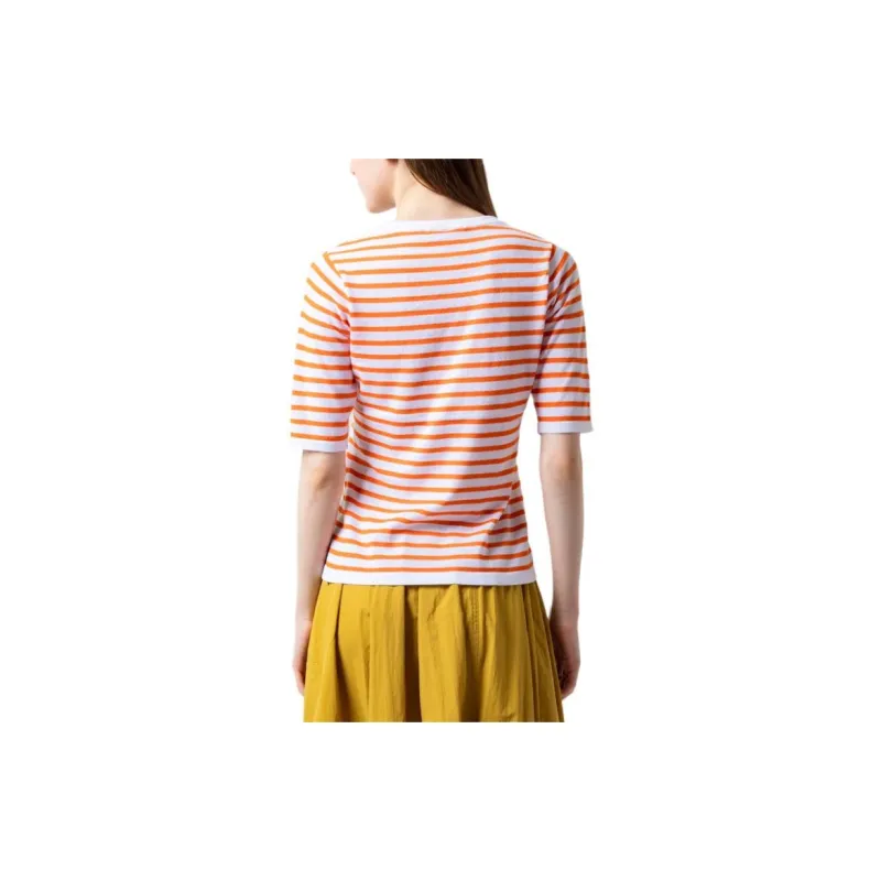 LACOSTE T-Shirts Women's Orange-3