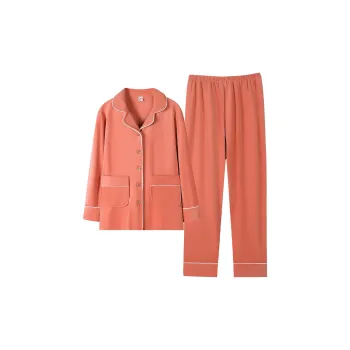 UAVAE Pajama Set Women's Qiu Fei Red