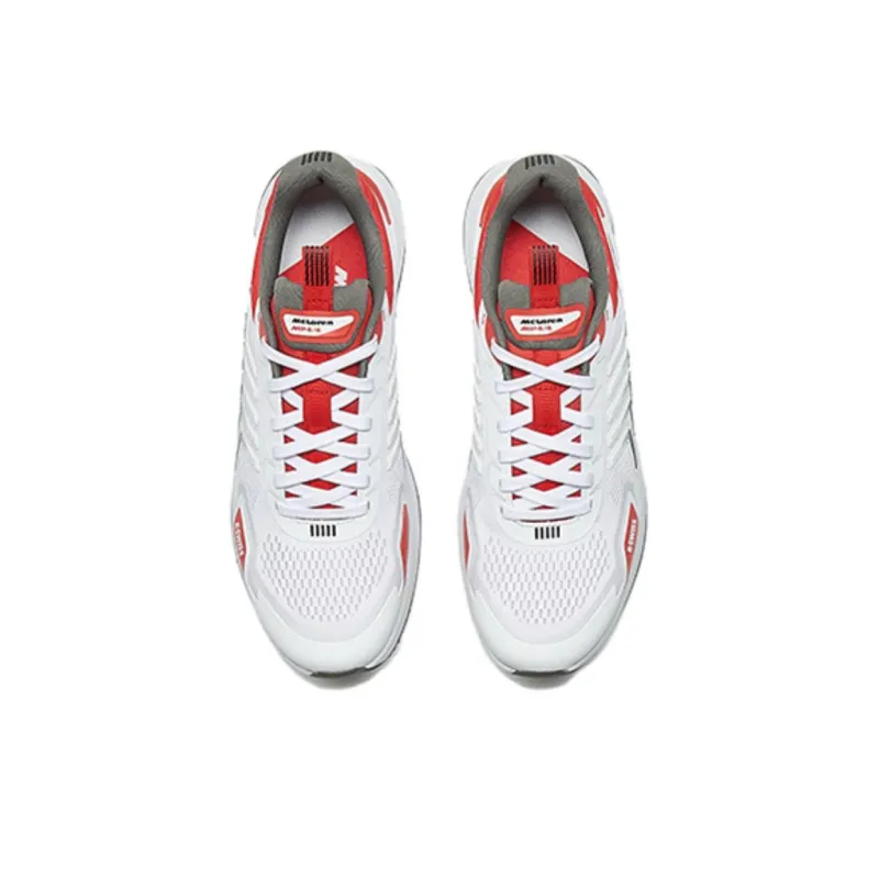 McLaren x KSWISS Anti Slip Wear Resistant Low Top Casual Running Shoes Unisex White Red-3