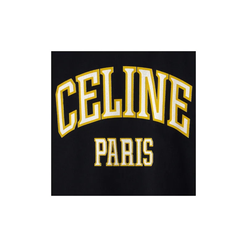 CELINE Oversized Hoodie In Cotton Fleece-4