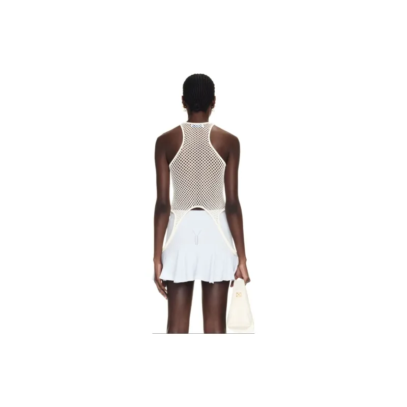 OFF-WHITE Racerback Flared Minidress-1