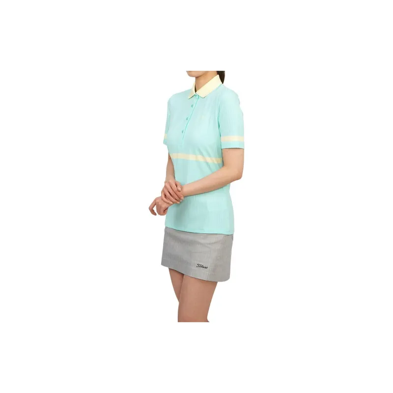 J.Lindeberg Polo Shirt Women's Mint Green-3