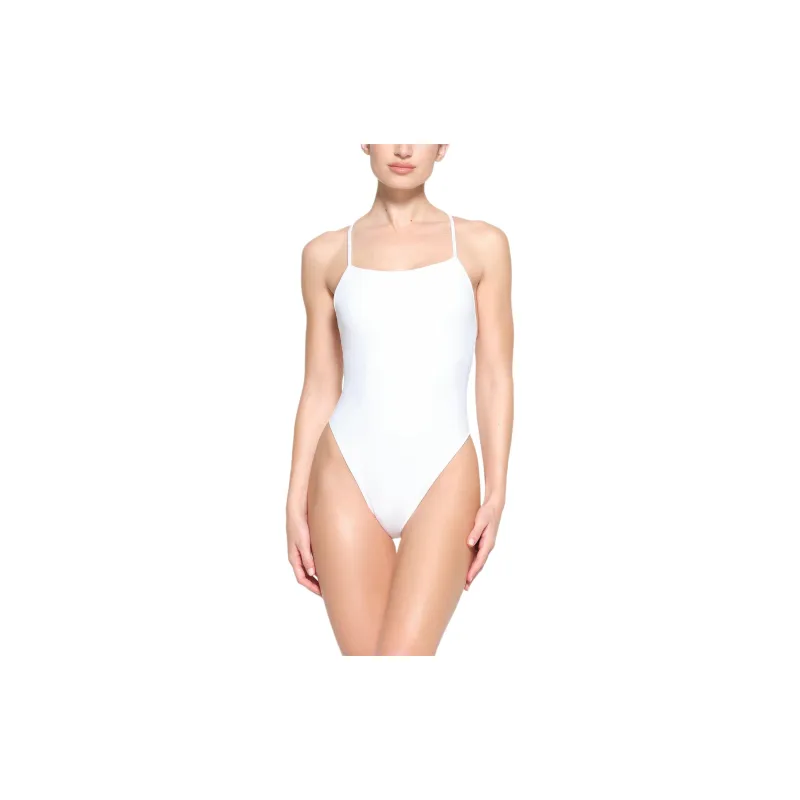 SKIMS SIGNATURE SWIM CAMI ONE PIECE One-piece Swimsuit Women's SNOW/Snow-1