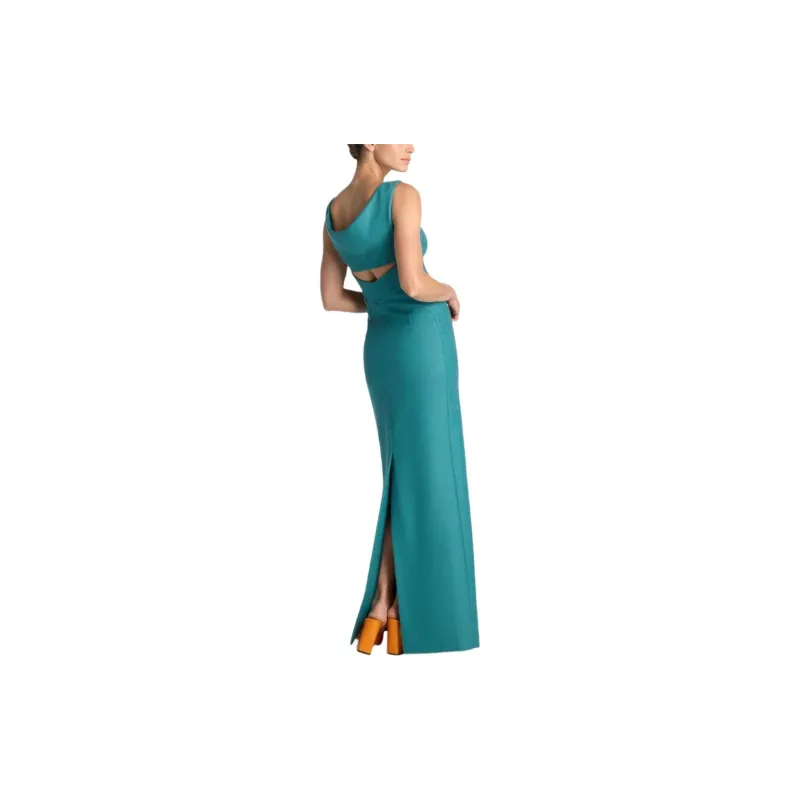 St. John Textured Wool Gown-2