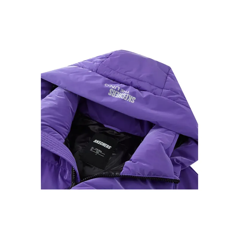 Skechers Down Jacket Unisex Dark Purple-4