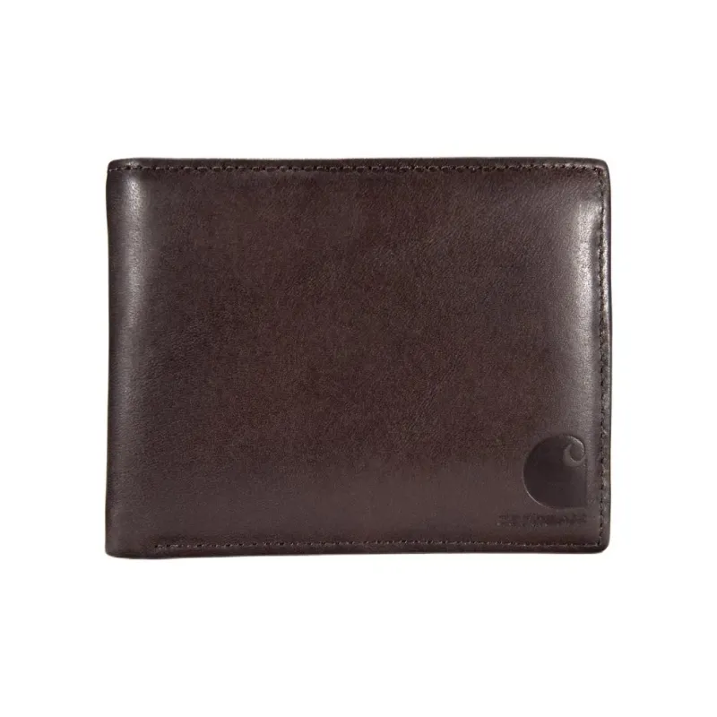 Carhartt Full Grain Leather Wallet Men's Oil Brown-0