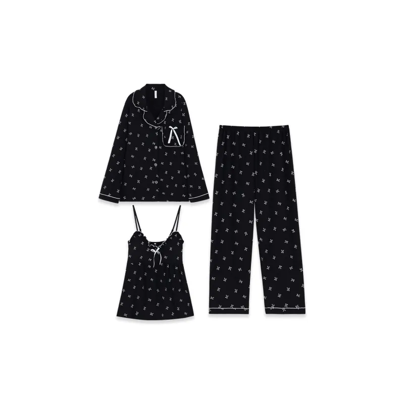 Ta Yan Pajama Set Women's Black-0