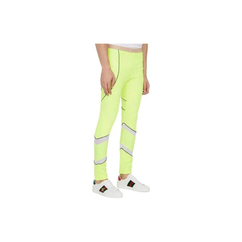 GUCCI Casual Pants Men's Neon Yellow-2