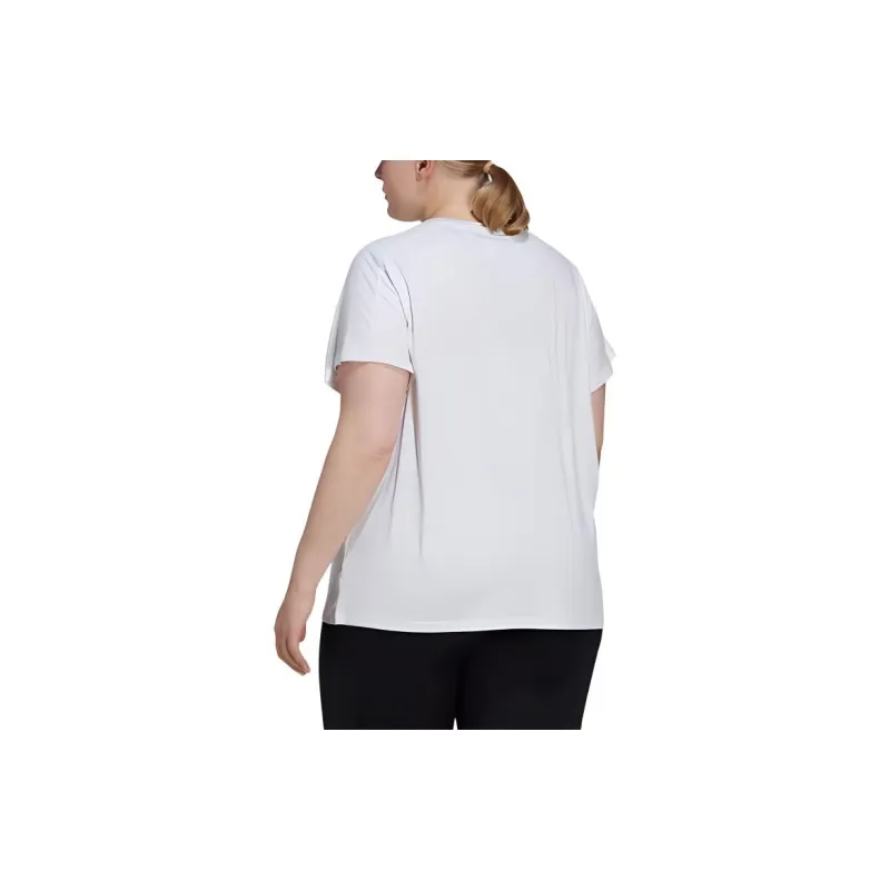 Adidas Free Shipping With AdiClub Aeroready Train Essentials Minimal Branding V Neck Tee Plus Size-2
