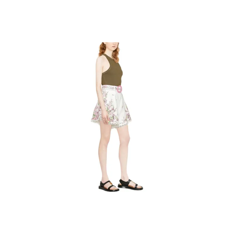 Zimmermann Jude Belted Shorts-3