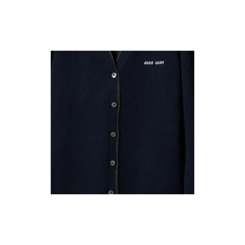 MIU MIU V neck Cardigan-4