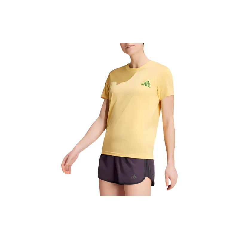 Adidas EARTH DAY T-Shirt Women's Yellow-1