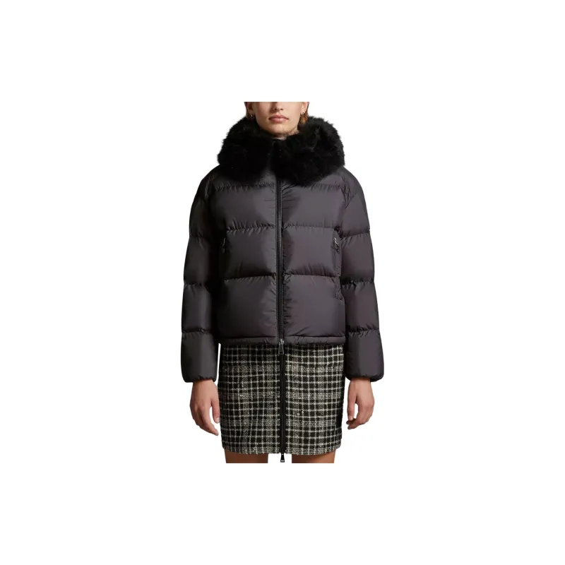 Moncler Down Jacket Coat Women's Black-2