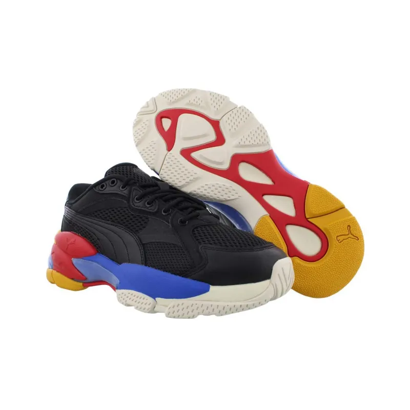 PUMA LQDCELL Cushioning Kids' Training Shoes Black Blue Red Teenagers-4