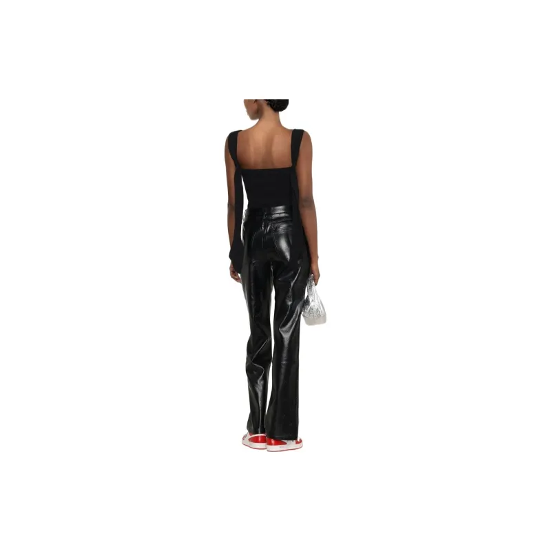 Rotate High-Waisted Faux Leather Pants-2