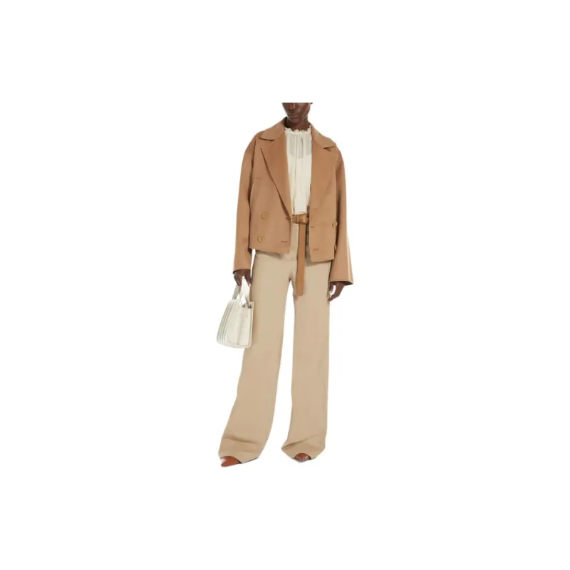 MaxMara Coats Women's Khaki-1