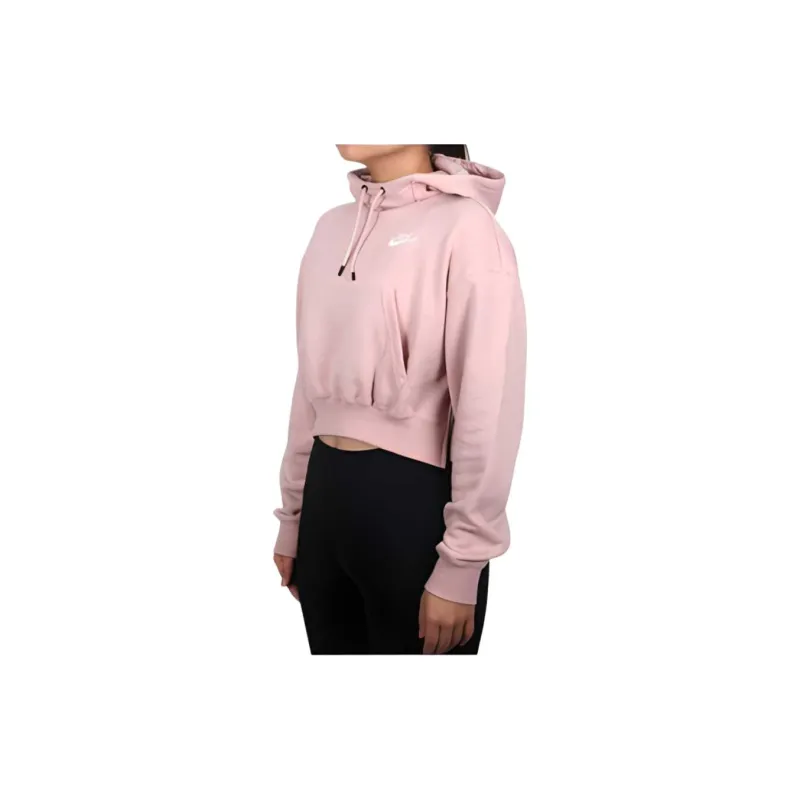 Nike Drop Shoulder Sleeve T-Shirt Women's Pink White-1