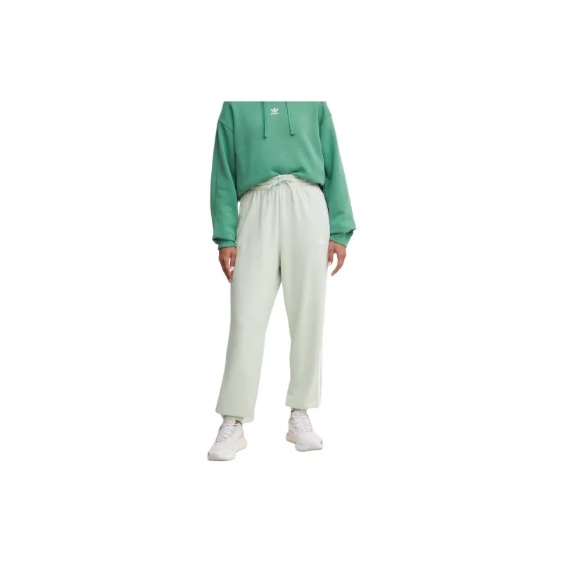 Adidas Knitted Sports Pants Women's Light Green-2