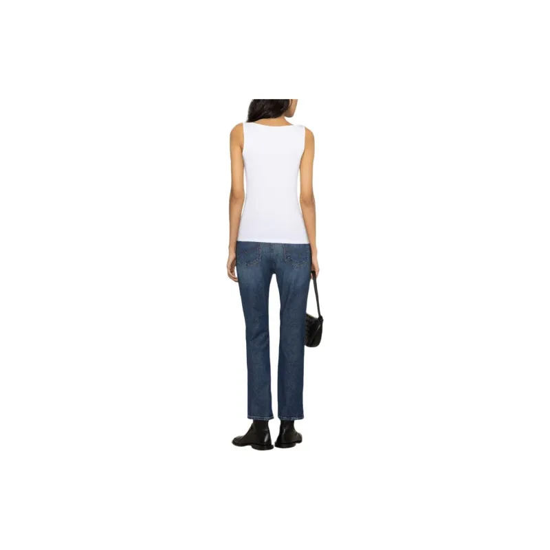 LAUREN RALPH LAUREN Kelly Fine ribbed Tank Top-2