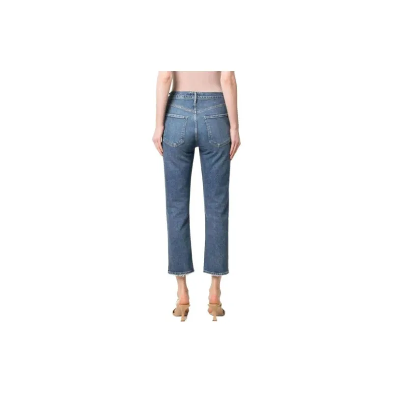 AGOLDE Riley High waisted Cropped Jeans-3